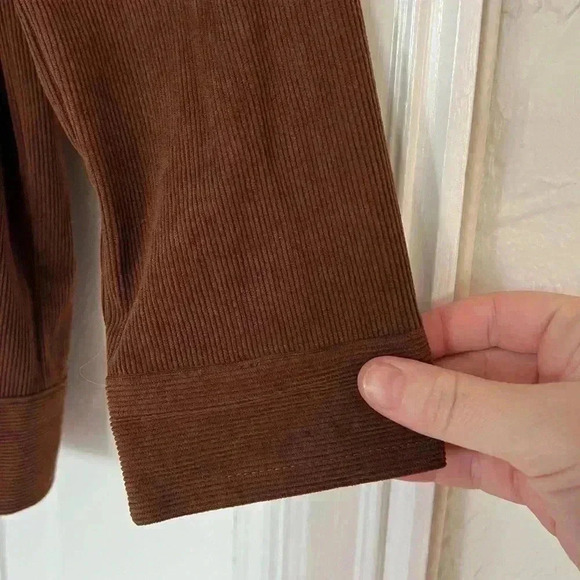 NWT Brand: MANLY Corduroy Shacket / Shirt Jacket - Brown, Size Large (L) - Picture 6 of 8